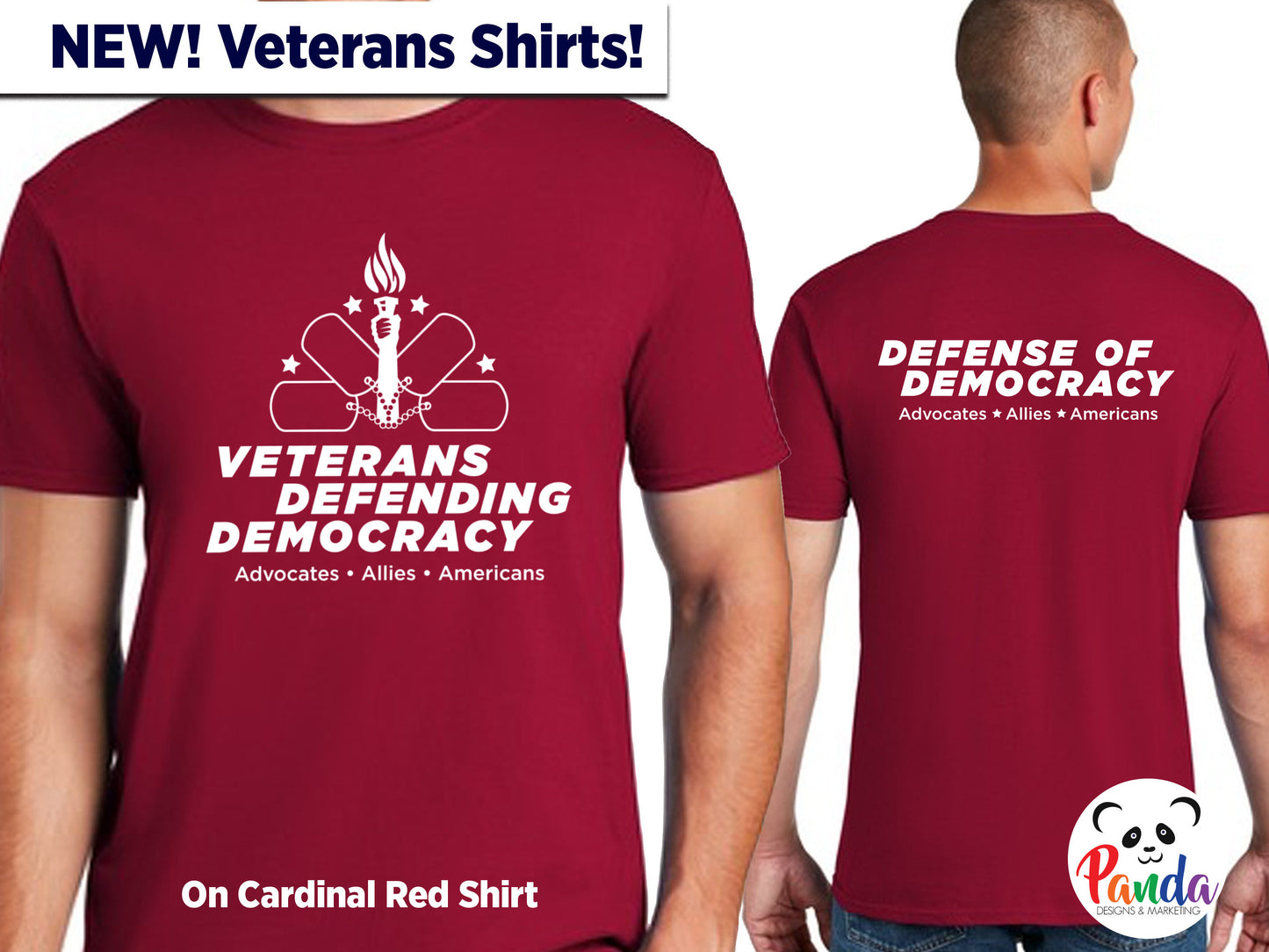 Veterans Defending Democracy T-shirt