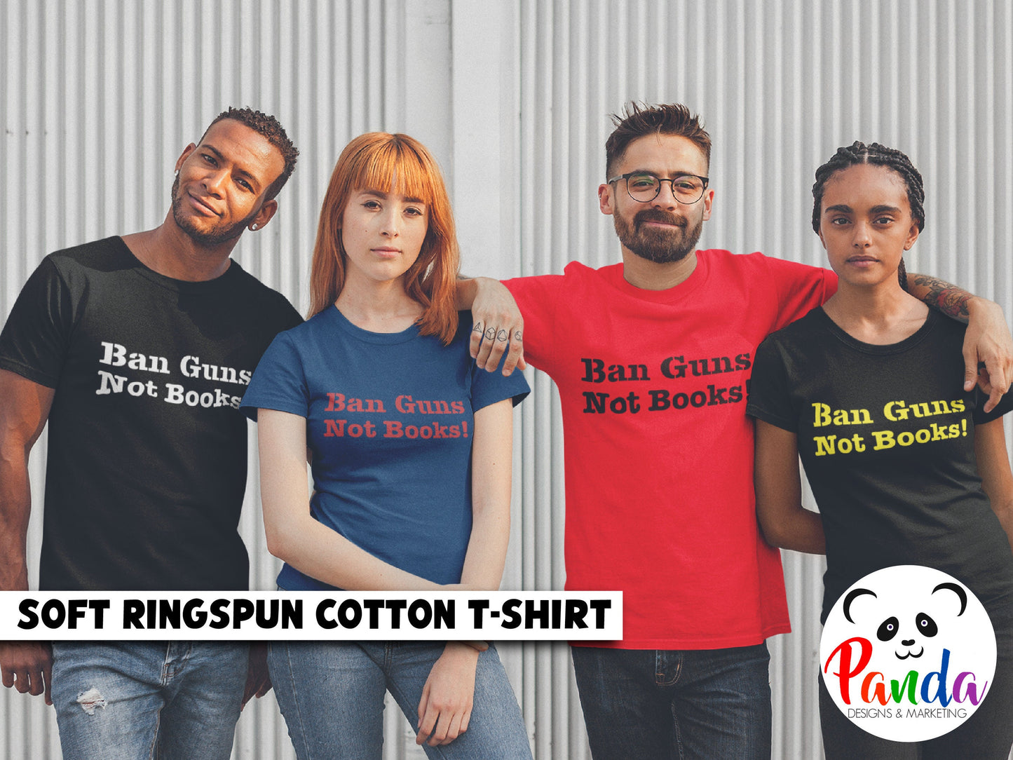 Ban Guns Not Book T-shirt
