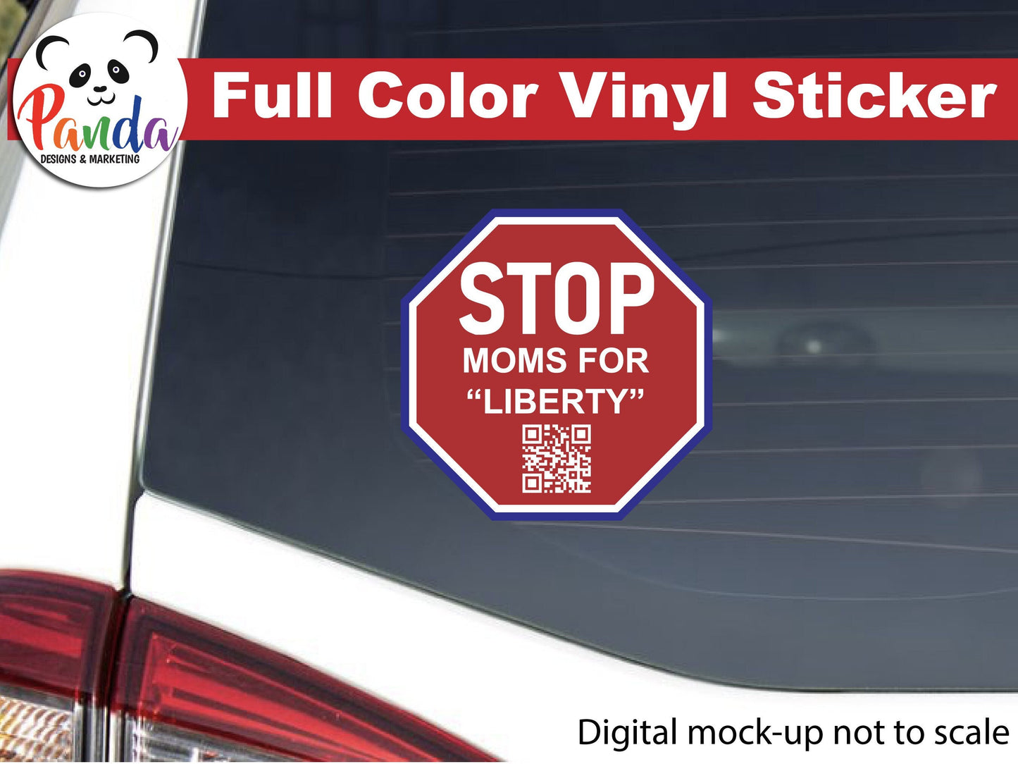 STOP Moms for Liberty Logo Stickers